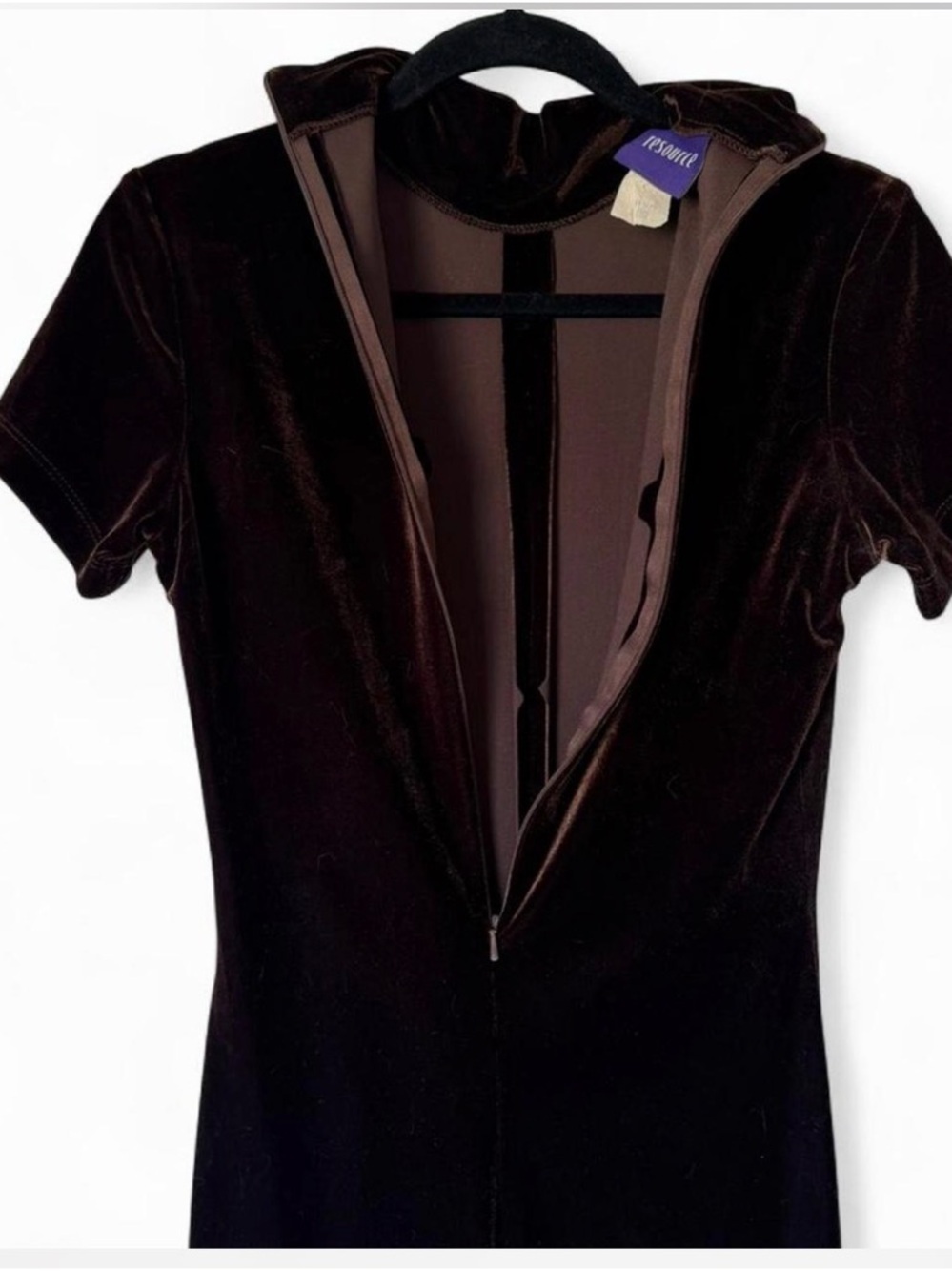 90s Vintage Jumpsuit/ Catsuit With Mock Neck